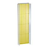 Azar Displays 16.75" x 60" Pegboard Powerwing Display Yellow