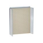 Azar Displays 16" x 20.25" Pegboard Powerwing Display Almond