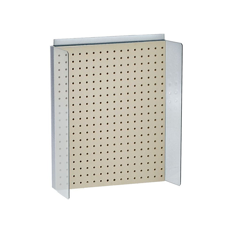 Azar Displays 16" x 20.25" Pegboard Powerwing Display Almond