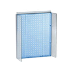 Azar Displays 16" x 20.25" Pegboard Powerwing Display Blue