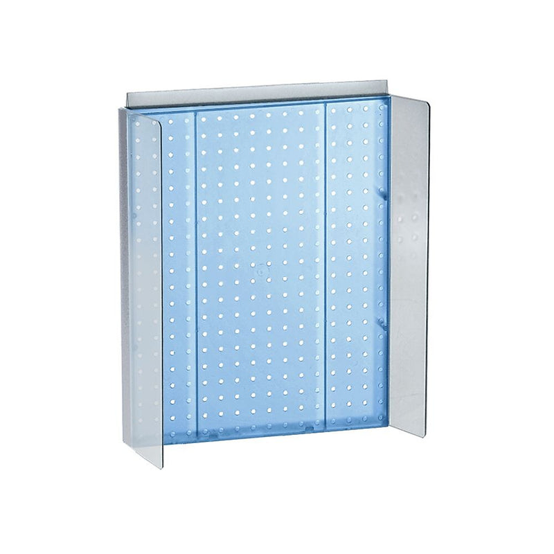 Azar Displays 16" x 20.25" Pegboard Powerwing Display Blue