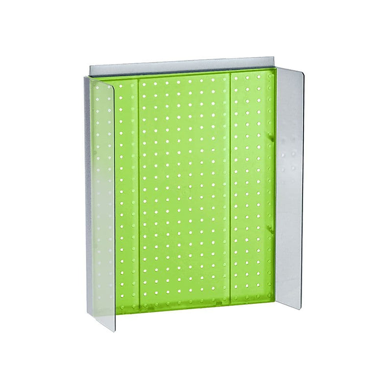 Azar Displays 16" x 20.25" Pegboard Powerwing Display Green