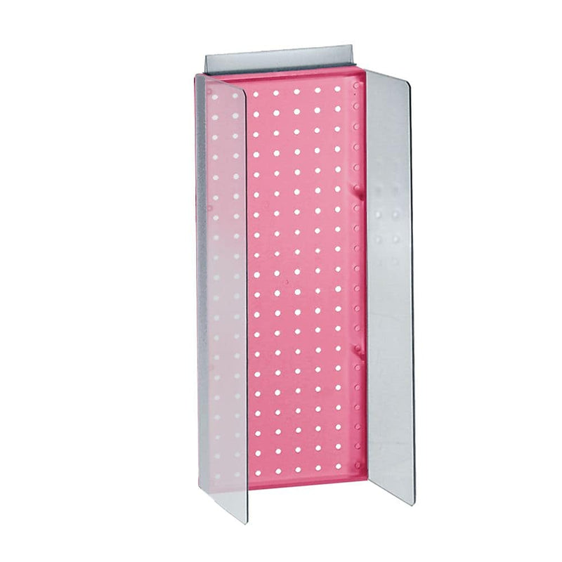 Azar Displays 8" x 20.62" Pegboard Powerwing Display Pink