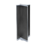 Azar Displays 16" x 60" Pegboard Floor Display Black