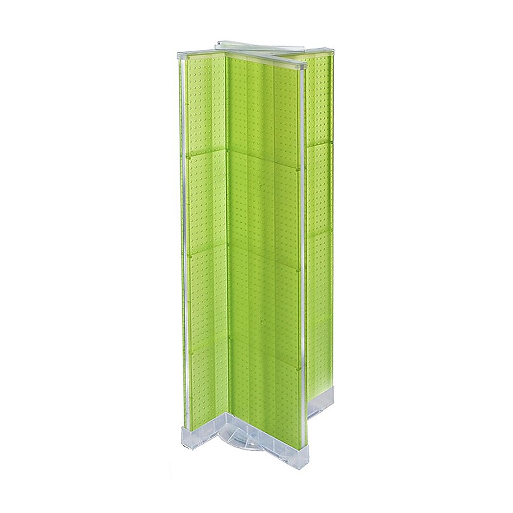 Azar Displays 16" x 60" Pegboard Floor Display Green