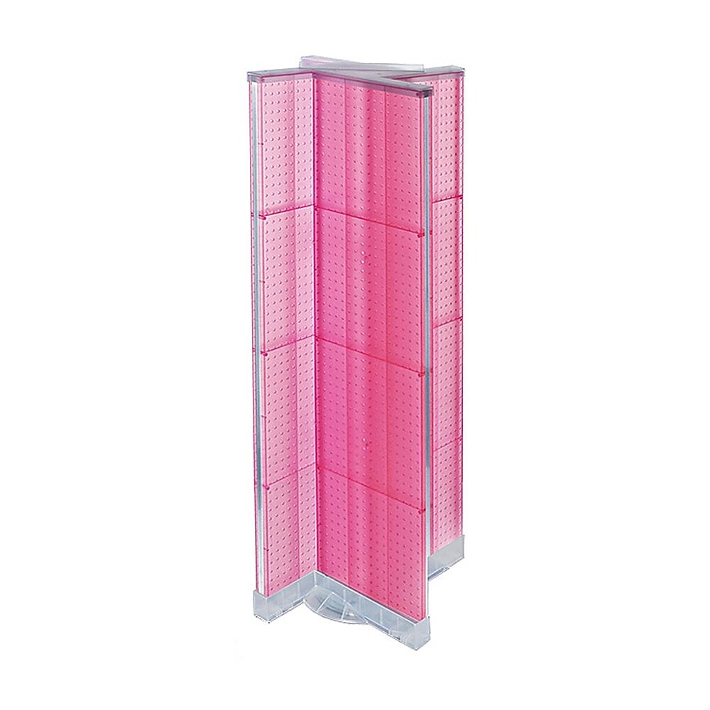 Azar Displays 16" x 60" Pegboard Floor Display Pink