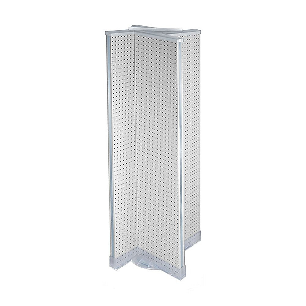 Azar Displays 16" x 60" Pegboard Floor Display White