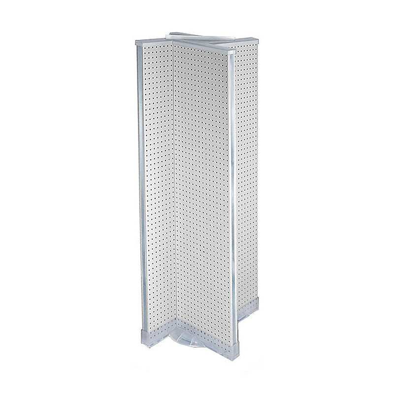 Azar Displays 16" x 60" Pegboard Floor Display White