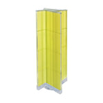 Azar Displays 16" x 60" Pegboard Floor Display Yellow