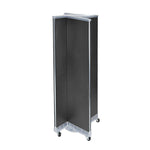 Azar Displays 60"H x 16"W Pegboard Floor Display Pinwheel Spinner Black