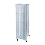 Azar Displays 60"H x 16"W Pegboard Floor Display Pinwheel Spinner Clear