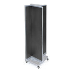 Azar Displays 16" x 60" Pegboard Floor Display Pinwheel Black