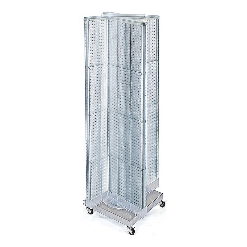 Azar Displays 16" x 60" Pegboard Floor Display Pinwheel Clear