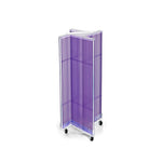 Azar Displays 13.5" x 44" Pegboard Pinwheel Unit Purple