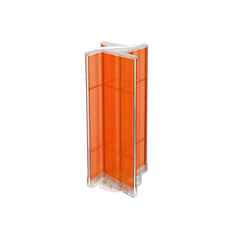 Azar Displays 13.5" x 44" Plastic Pegboard Pinwheel Unit Orange