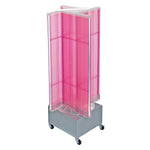 Azar 54 x 13.5-inch Pink Pegboard Floor Display Pinwheel Spinner