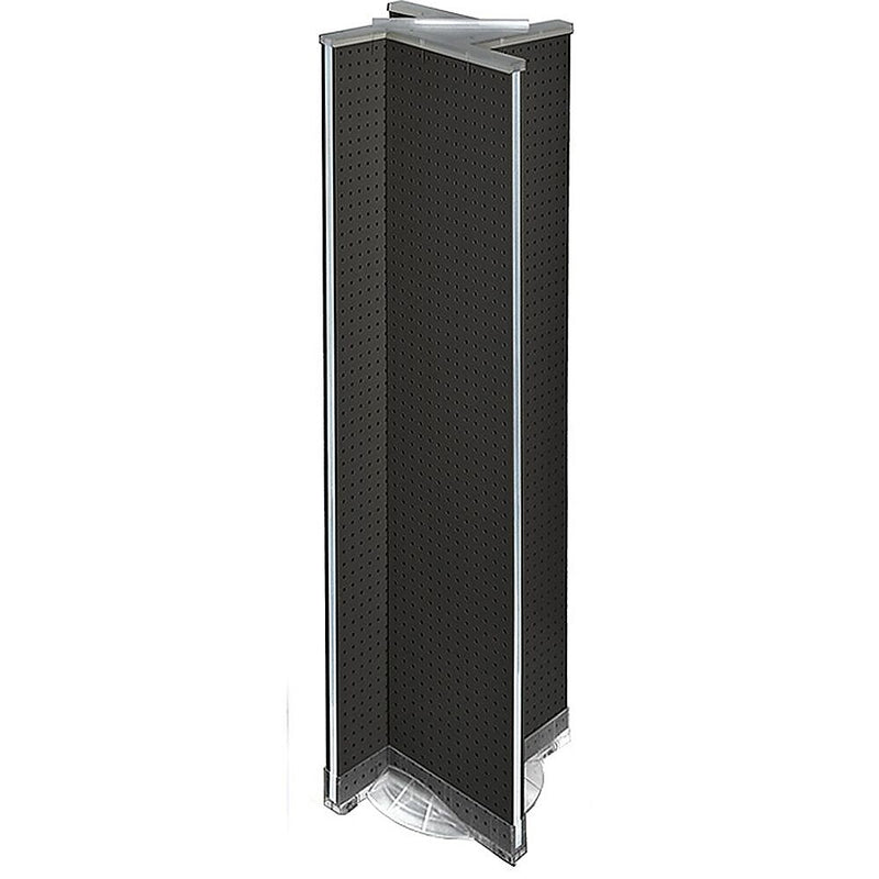 Azar Displays 13.5" x 60" Pegboard Display Pinwheel Spinner Black