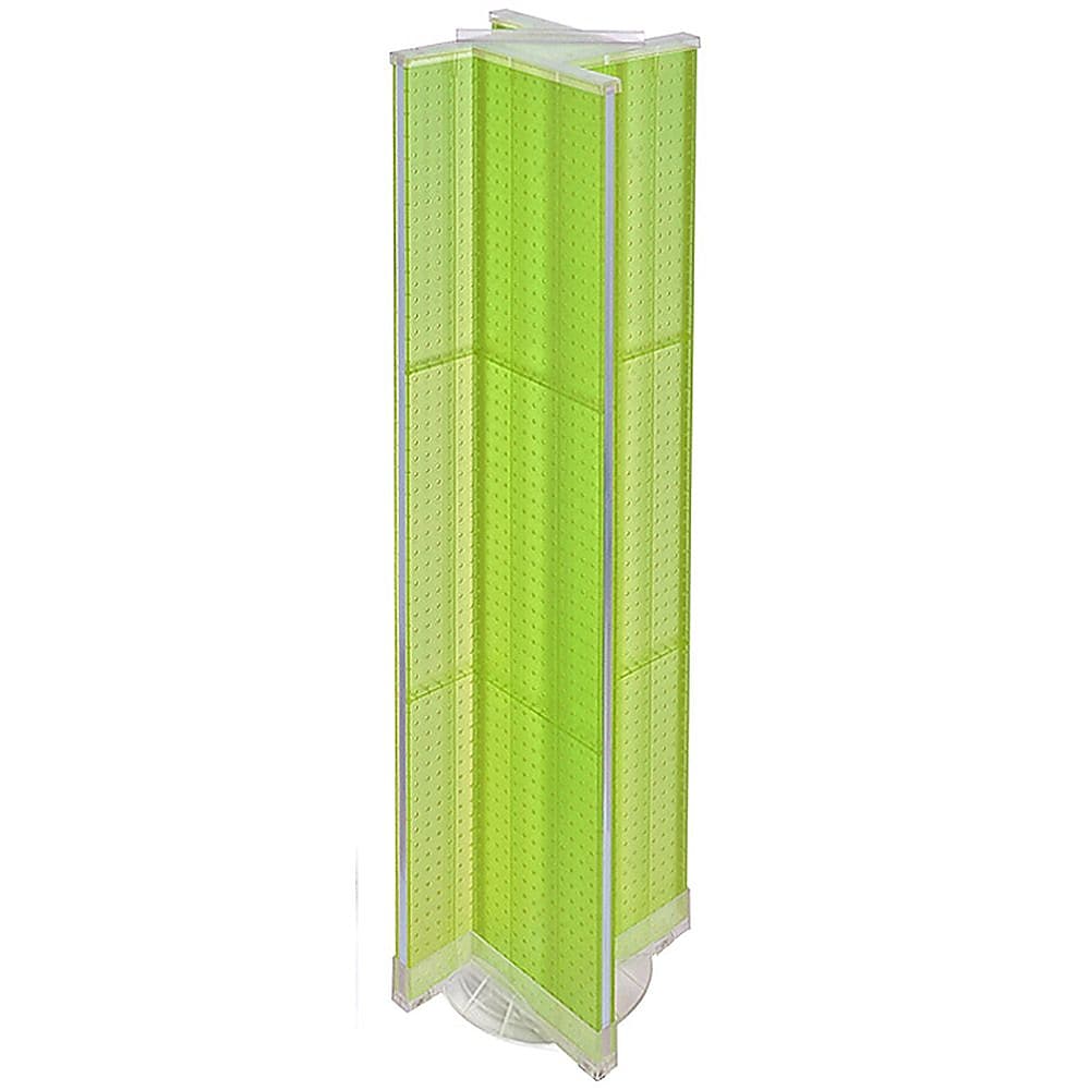 Azar Displays 13.5" x 60" Pegboard Display Pinwheel Spinner Green