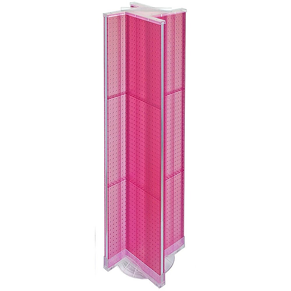 Azar Displays 13.5" x 60" Pegboard Display Pinwheel Spinner Pink