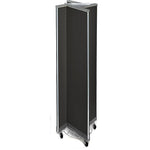 Azar Displays 13.5" x 60" Plastic Pegboard Floor Display Pinwheel Black