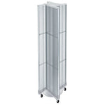 Azar Displays 13.5" x 60" Plastic Pegboard Floor Display Pinwheel Clear
