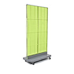 Azar Displays 32" x 60" Pegboard Floor Stand, Green (700732-GRE)