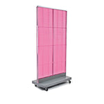 Azar Displays 32" x 60" Pegboard Floor Stand Pink
