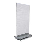 Azar Displays 32" x 60" Pegboard Floor Stand White