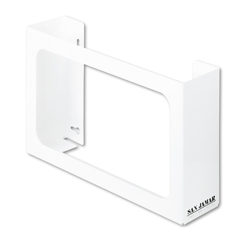 San Jamar® White Enamel Disposable Glove Dispenser