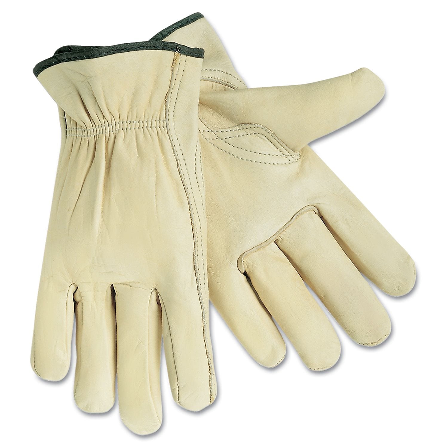 Memphis™ Full Leather Cow Grain Gloves, Beige, Extra Large