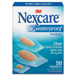 Nexcare™ Waterproof Bandages, Assorted, 50/Box (432-50)