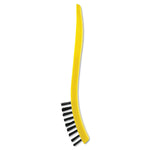 Rubbermaid Plastic Grout Scrub Brush, Yellow/Black (FG9B5600BLA)