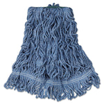 Rubbermaid Super Stitch Medium Mop Head, Tailband, 6/Carton (FGD21206BL00)
