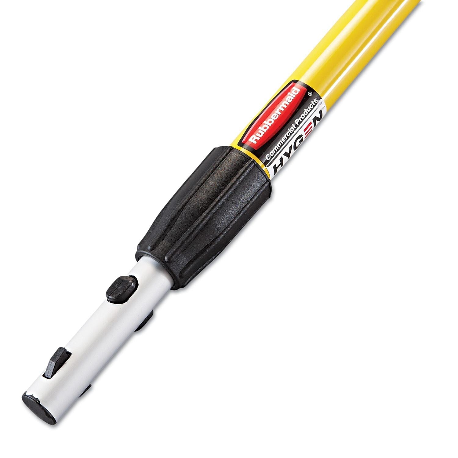 Rubbermaid Commercial HYGEN 48"-72" Quick Connect Mop Handle, Yellow (FGQ75500YL00)
