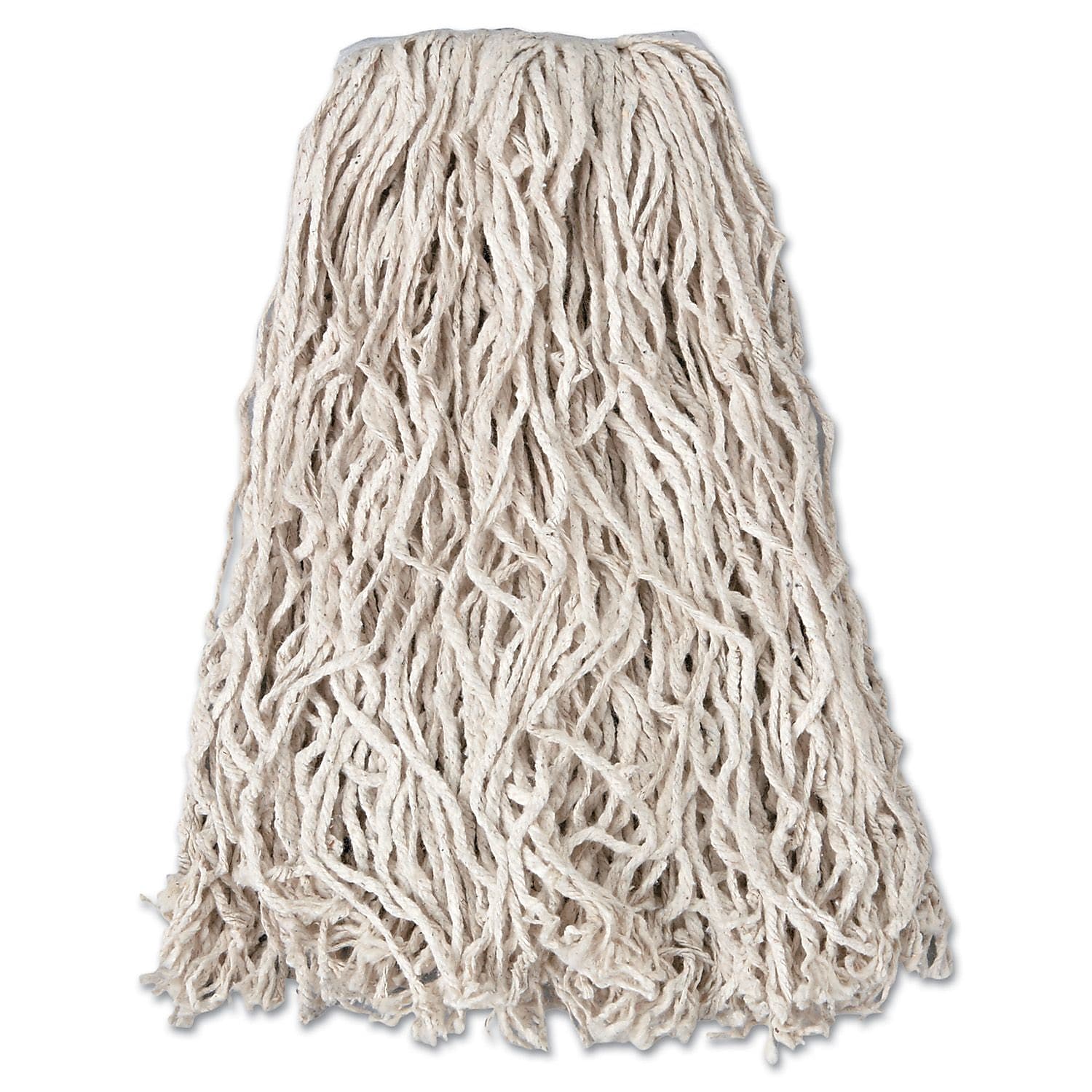 Rubbermaid Commercial Products Value Pro Medium 20 oz. Cotton Wet Mop, 1" Headband, White, 12/CT (RCPV117)