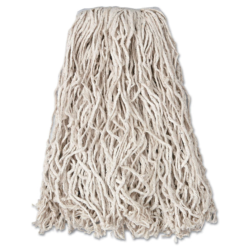 Rubbermaid Commercial Products Value Pro Medium 20 oz. Cotton Wet Mop, 1" Headband, White, 12/CT (RCPV117)