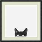Amanti Art Jon Bertelli "Curiosity" Framed Animal Art, 20" x 20"