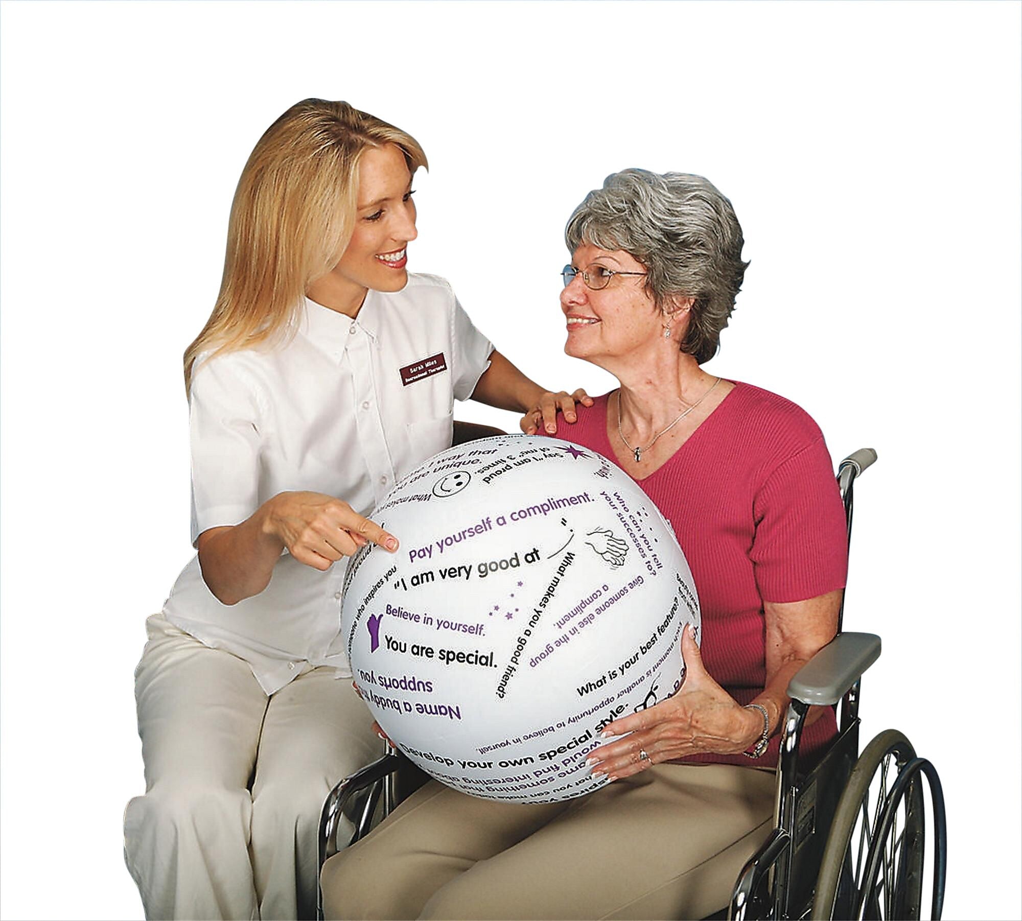 S&S Toss 'n Talk-About Me Ball
