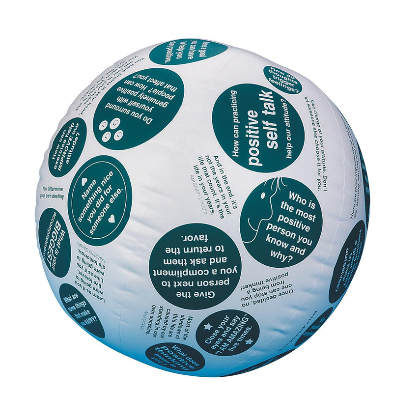 S&S Toss 'n Talk-About Positive Attitude Ball (17516)