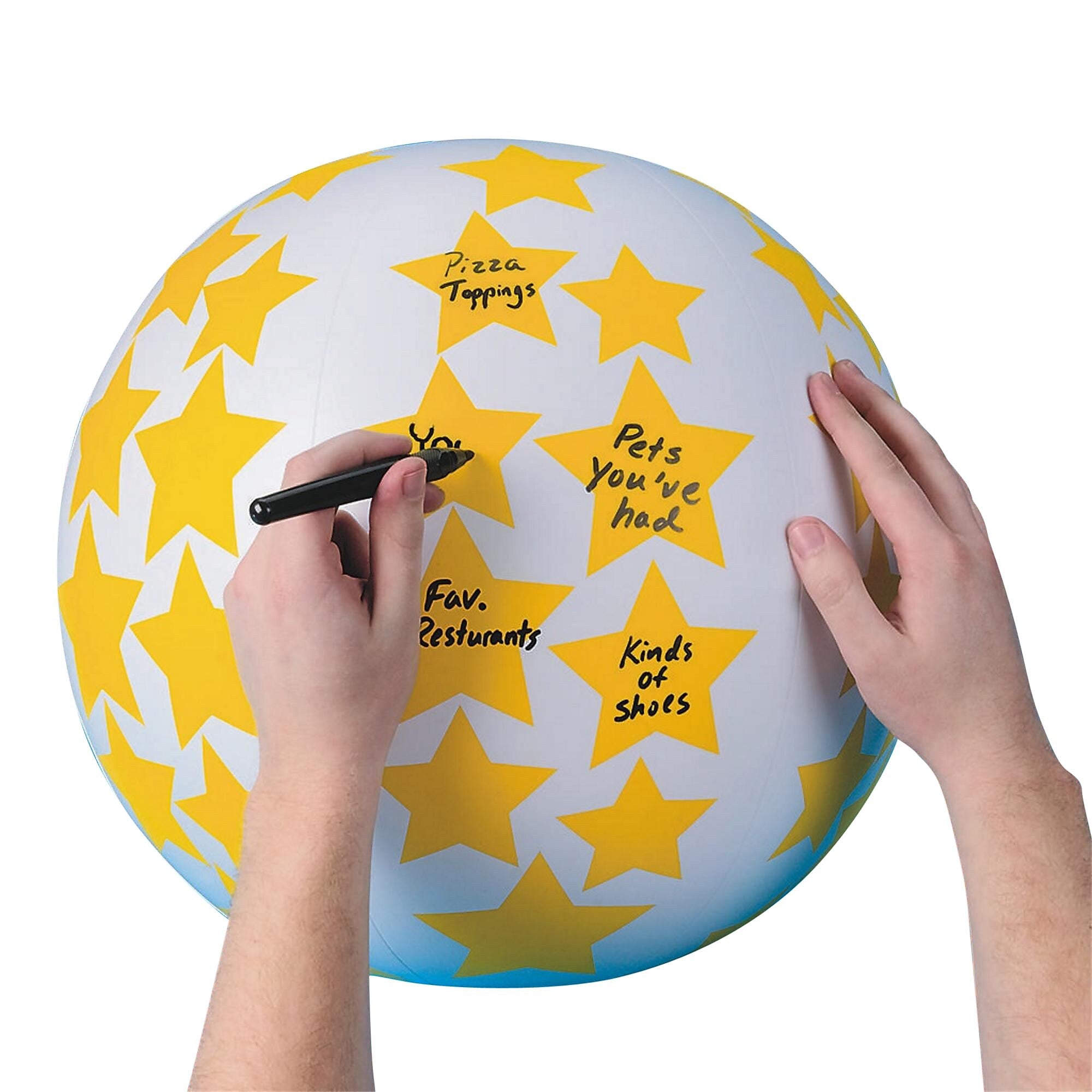 S&S Create Your Own Toss 'n Talk-About Ball (17699)