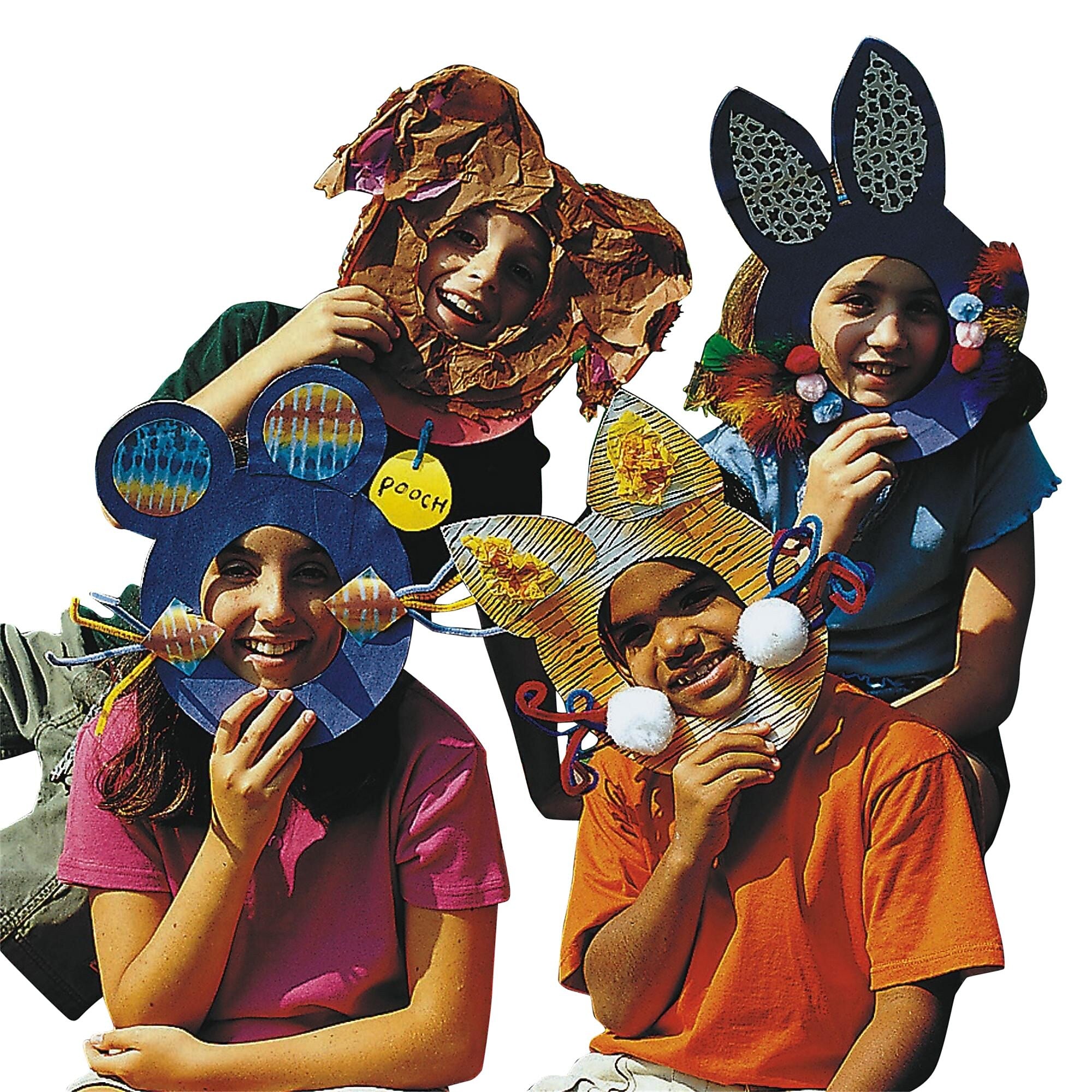 S&S Animal Masks Activity Pack, 24/Pack (AP106)