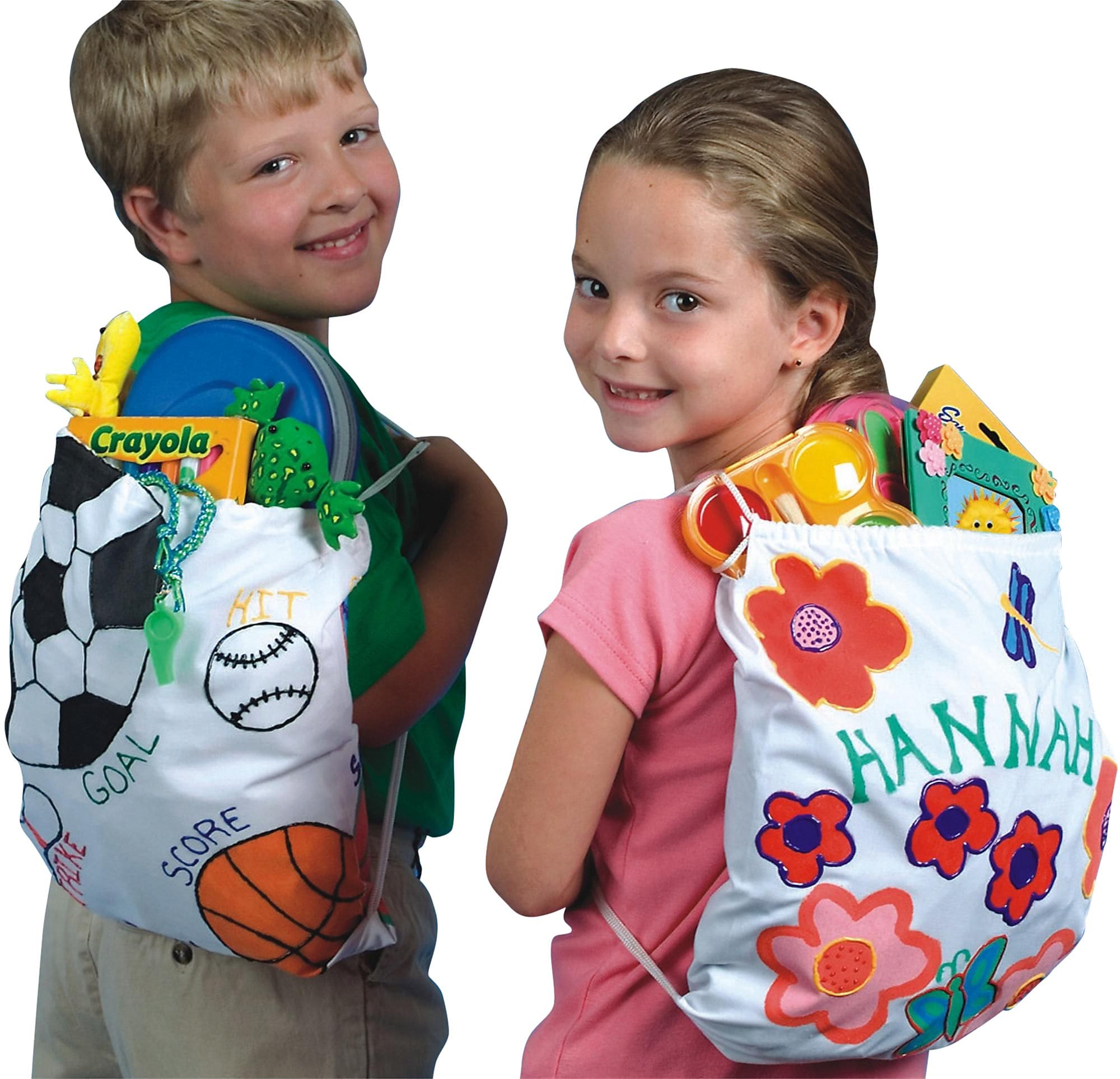 Color-Me 12" x 14" Multicolor Backpack, 12/Pack (FA3373)