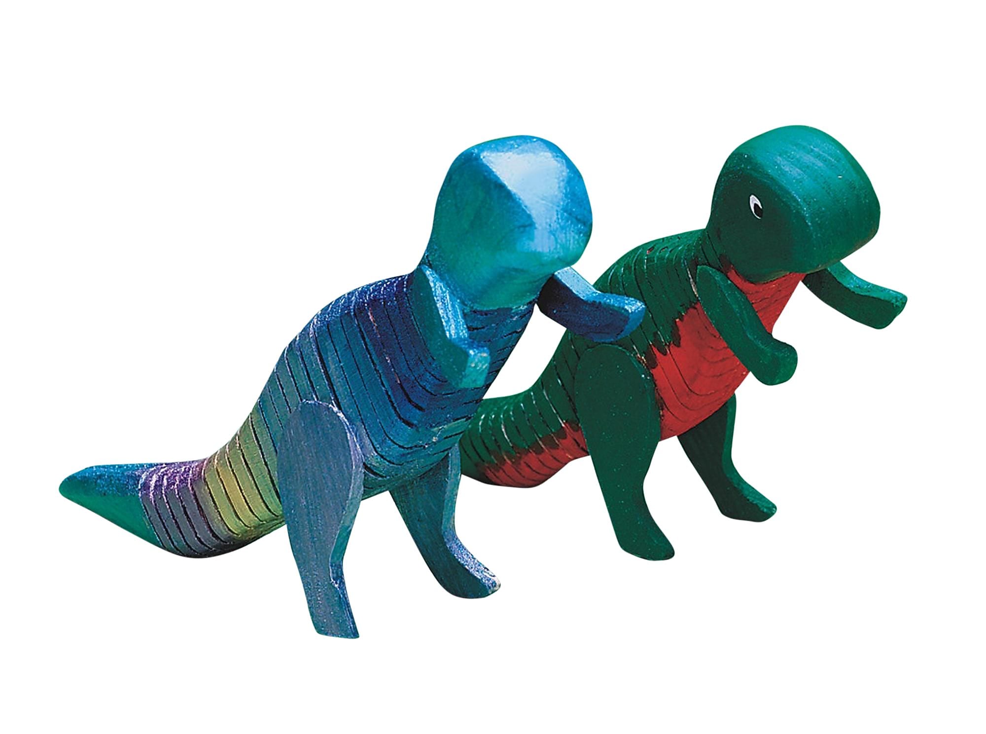 S&S Flexible Wooden Dinosaurs Craft Kit, 12/Pack (GP1789)