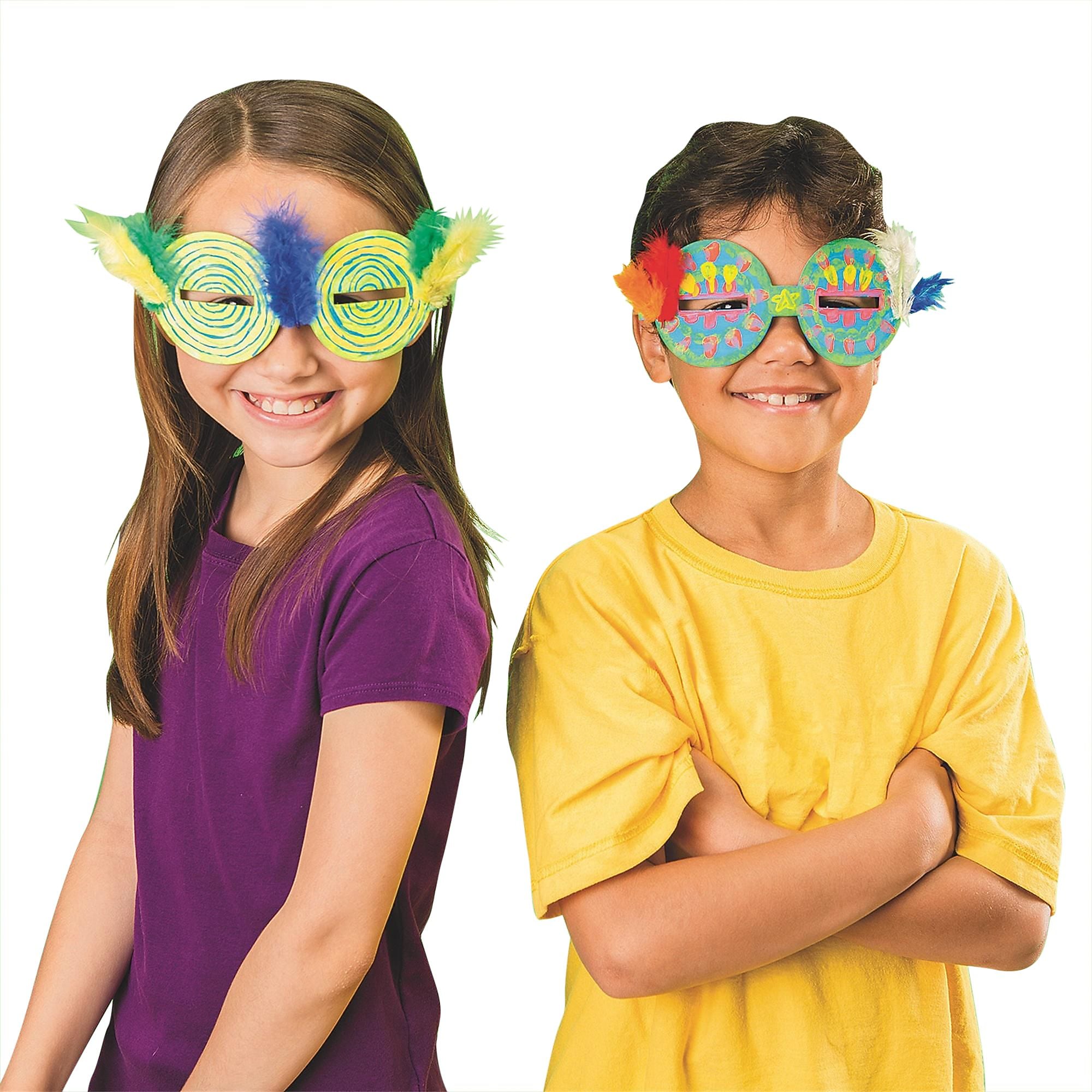 S&S Worldwide Rock Star Glasses Craft Kit, 30/Pack