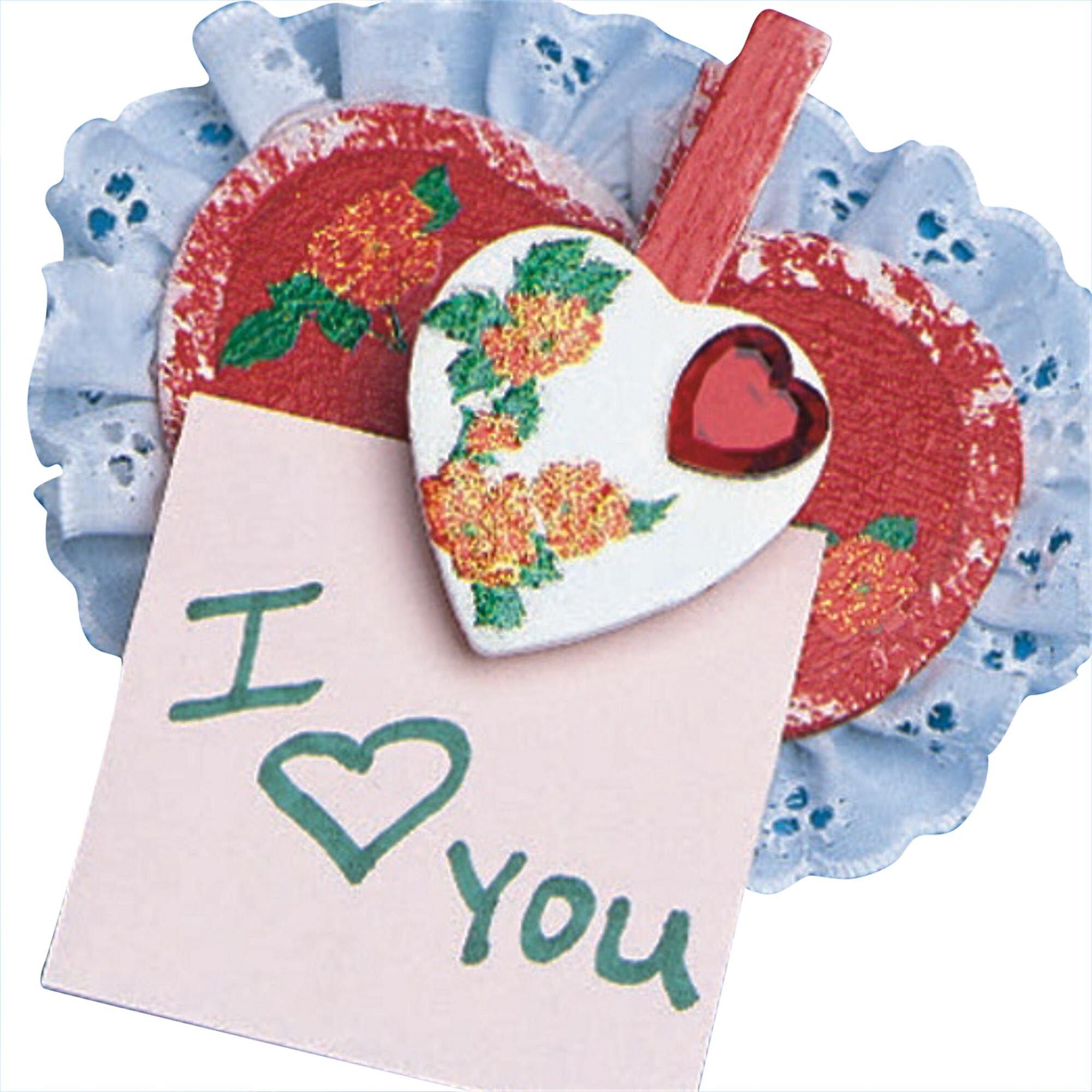 S&S Heart-To-Heart Note Holders Craft Kit, 24/Pack (GP576)