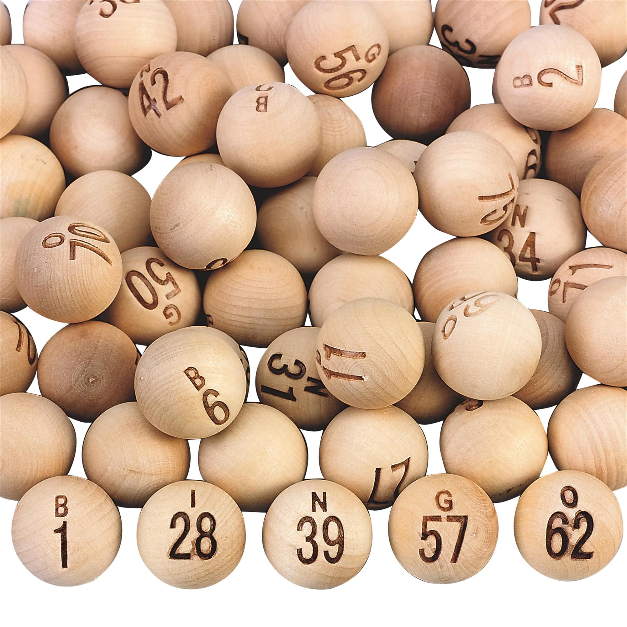 S&S Wooden Bingo Balls (W9509)