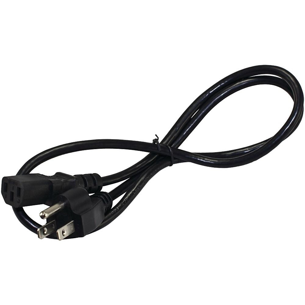 Vericom 4' 3-Prong C13 Power Cord, Black (TCTXPS0400942)