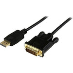 StarTech 3' DisplayPort to DVI Active Adapter Converter Cable, Black