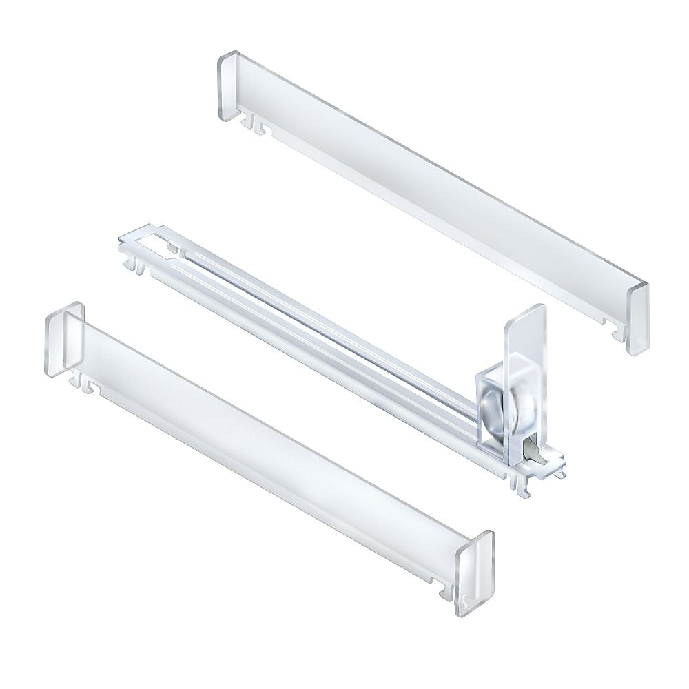 Azar Displays Ten Spring-Loaded Acrylic Track Kit