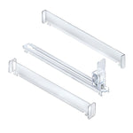 Azar Displays Ten Spring-Loaded Acrylic Track Kit